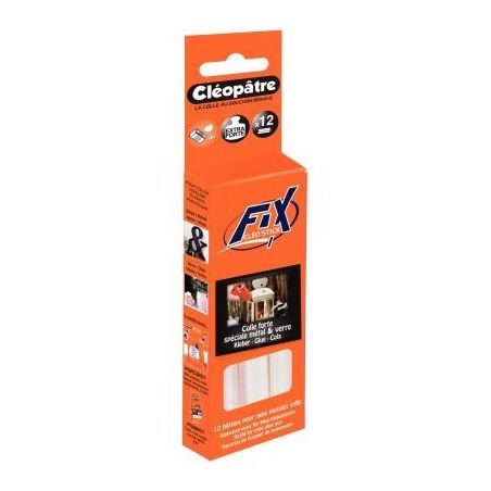 Achetez Blister de 12 recharges de colle verre extra forte pour pistolet 56405 PO12REF CLEOPATRE pas..
