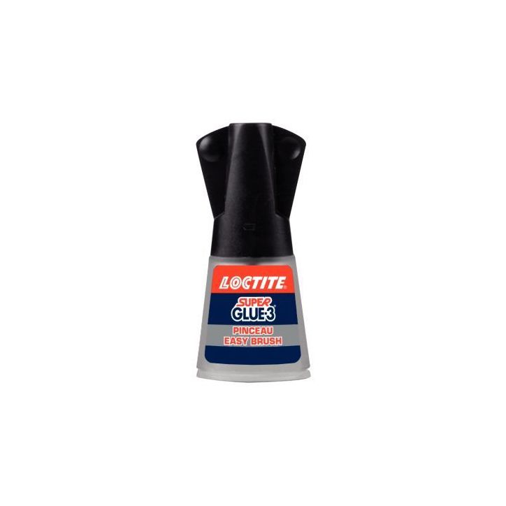 Flacon de colle liquide SUPER GLUE 3 avec pinceau 9H 2608007 LOCTITE HENKEL