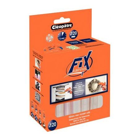 Achetez Mégabox de 120 batons de colle CléogunFix PO120RCT CLEOPATRE pas cher sur Ma Rentrée Scol..