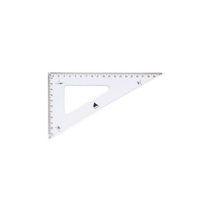 Equerre cristal 21cm 60° graduation à  0 2400235