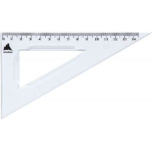 Achetez Equerre plastique graduée, 60° 16 cm 2400233 pas cher sur Ma Rentrée Scolaire