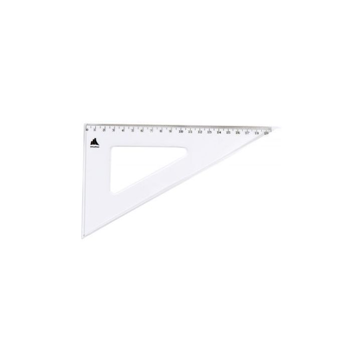 WONDAY Equerre 60 degrés 21 cm sous étui packbordable