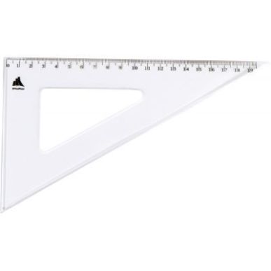 Achetez WONDAY Equerre 60 degrés 21 cm sous étui packbordable pas cher sur Ma Rentrée Scolaire