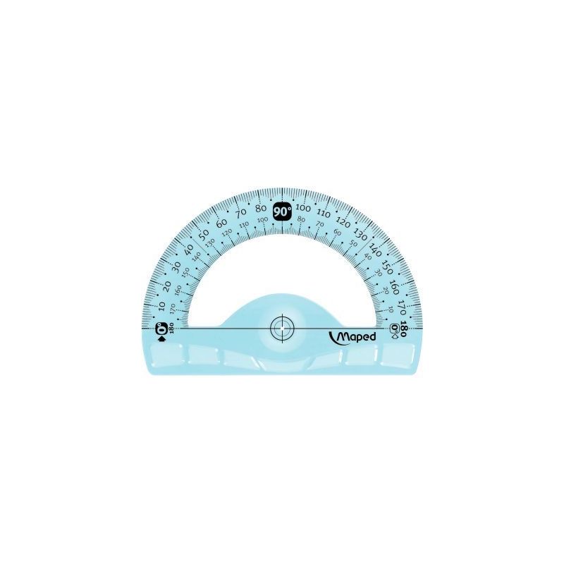 Achetez Rapporteur 180° 12cm incassable 244180 MAPED pas cher sur Ma Rentrée Scolaire