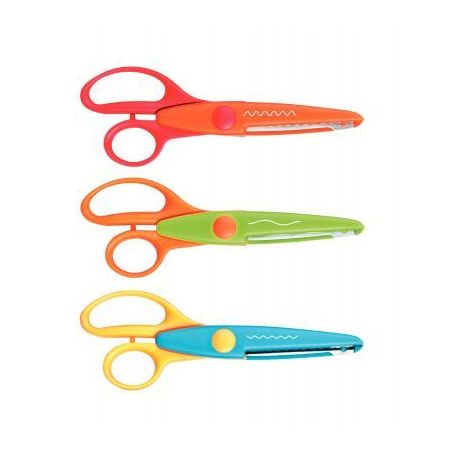 Achetez Lot de 3 ciseaux à  cranter assortis 16 cm ADE040063 pas cher sur Ma Rentrée Scolaire