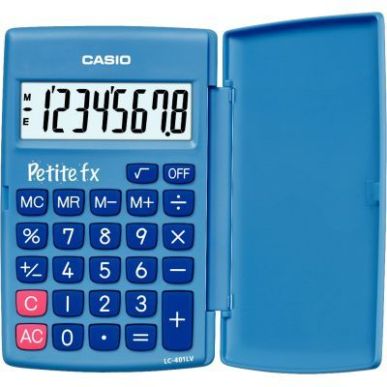 Achetez Calculatrice de poche CASIO 8 chiffres PETITE FX BLEU LC-401LV-BU-W-A-EP CASIO pas cher sur ..