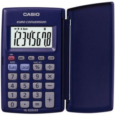 Achetez Machine à calculer de poche CASIO 8 chiffres HL820VER HL-820VERA-WA-EP CASIO pas cher sur M..