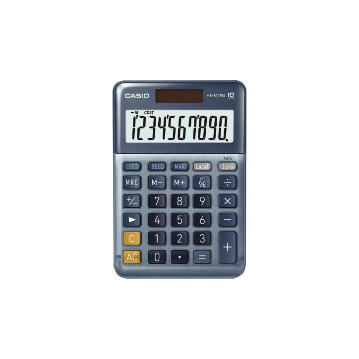 Calculatrice de bureau CASIO MS-100 EM MS-100EM-W-EP CASIO