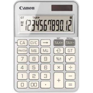 Achetez Machine a calculer pour bureau 12 chiffres Canon KS-125KB Argent CANON pas cher sur Ma Rentr..