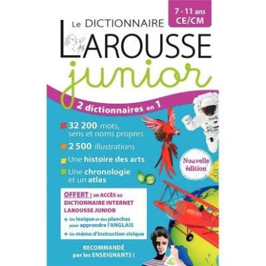 Achetez Dictionnaire Larousse Junior Edition 2025 9782036068544 LAROUSSE pas cher sur Ma Rentrée Sc..