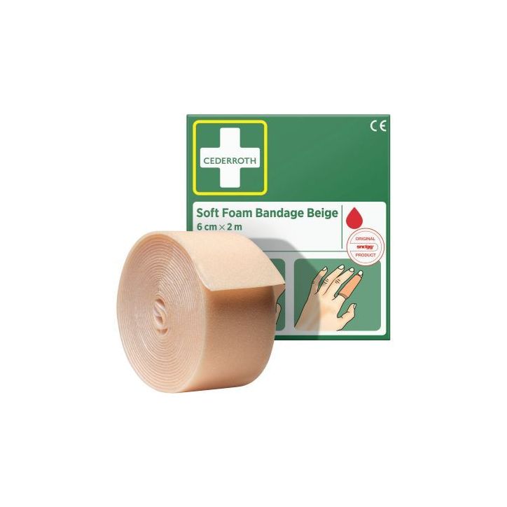 Pansement auto-adhésif souple beige 51011019 CEDERROTH ORKLA