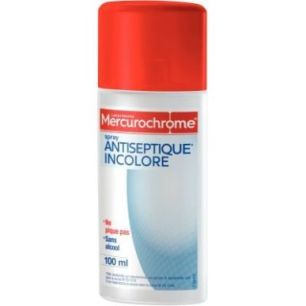 Achetez Spray au Mercurochrome incolore 100ml 050320 MERCUROCHROME pas cher sur Ma Rentrée Scolaire