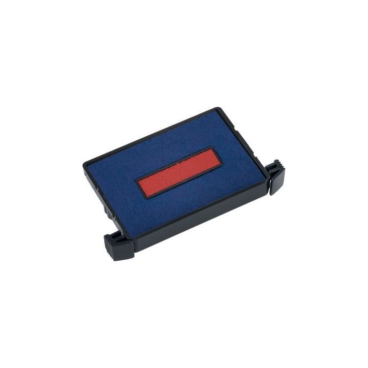 Blister 2 cassettes 6/4750 bleu / rouge B247500/78253 TRODAT