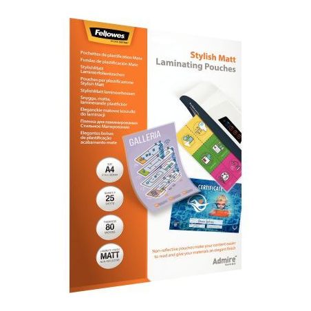 Achetez Pack de 25 pochettes de plastification à chaud A4 5602101 FELLOWES pas cher sur Ma Rentrée..