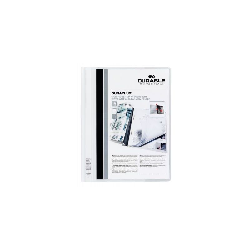 Achetez Chemise personnalisable à lamelle DURAPLUS. format A4 : 21x29,7, cm blanc 2579-02 DURABLE p..