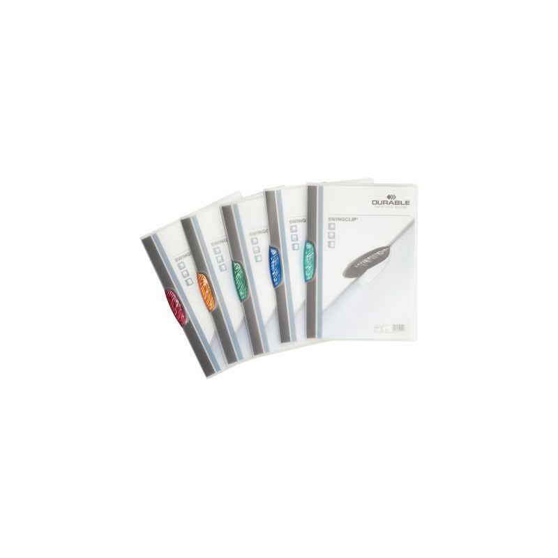 Achetez Paquet de 5 chemises SWINGCLIP COLOR 228400 DURABLE pas cher sur Ma Rentrée Scolaire