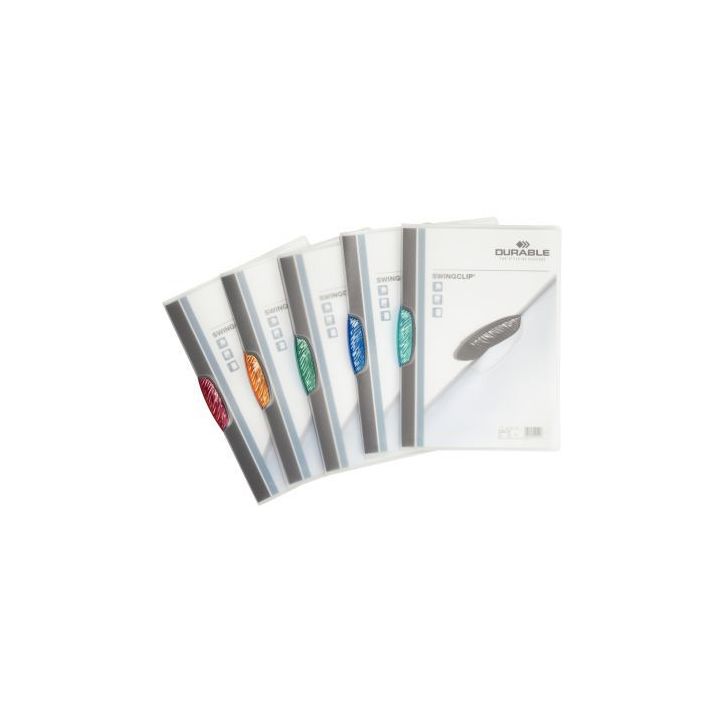 Paquet de 5 chemises SWINGCLIP COLOR 228400 DURABLE