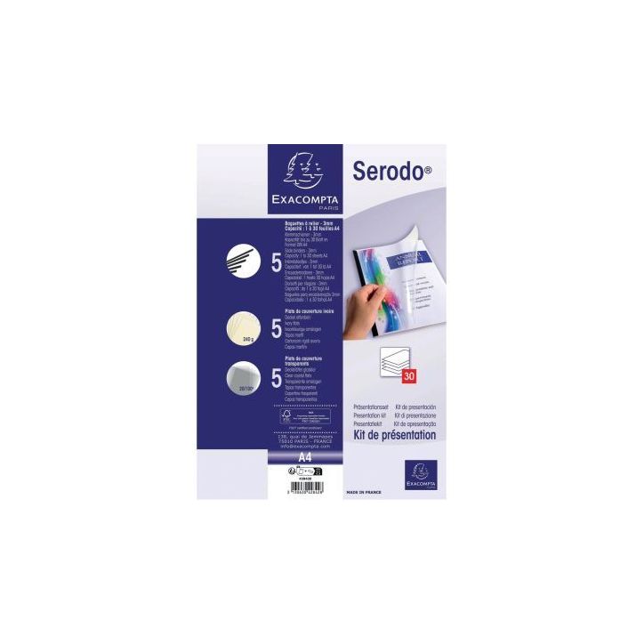 Kit de présentation Serodo A4 ivoire 42842E EXACOMPTA