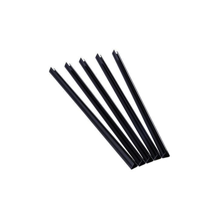 Boîte de 50 baguettes à relier Relido 9 à 12mm A4 noir 5384001 FELLOWES
