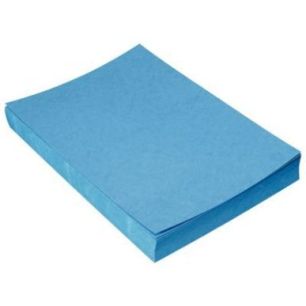 Achetez Boîte de 100 plats de couverture grain cuir A4 250gr Bleu  pas cher sur Ma Rentrée Scolair..