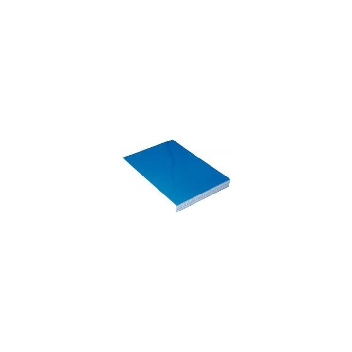 Paquet de 100 couvertures Bristol glacées 250gr bleu 8011063