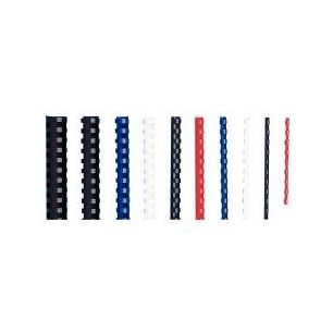 Achetez PERGAMY Boîte de 50 peignes anneaux plastiques 25mm Noir 900089 pas cher sur Ma Rentrée Sc..