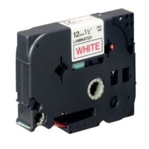 Achetez BROTHER Ruban pour PTOUCH laminé Rouge/Blanc 12mmx8m TZE232 pas cher sur Ma Rentrée Scolai..