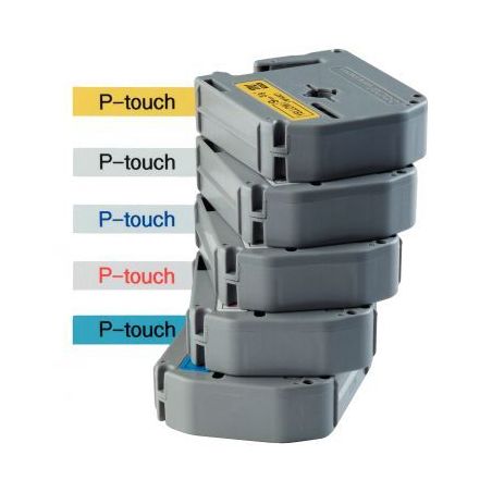 Achetez BROTHER Ruban pour PTOUCH laminé flexible Noir/Jaune 18mmx8m TZE641 pas cher sur Ma Rentré..