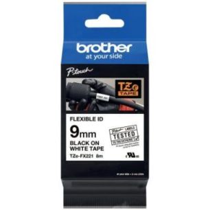 Achetez Recharge Brother noir sur blanc 9 mm de large BRSPRTZEFX221 BROTHER pas cher sur Ma Rentrée..