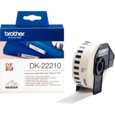 Achetez Recharge Brother DK-22210 29 mm noir sur blanc BRSPRDK22210 BROTHER pas cher sur Ma Rentrée..