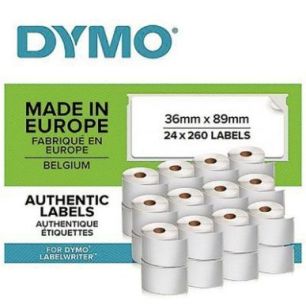 Achetez Paquet de 24 rouleaux soit 6 240 étiquettes d'adresse 36*89 mm S0722390 DYMO pas cher sur M..