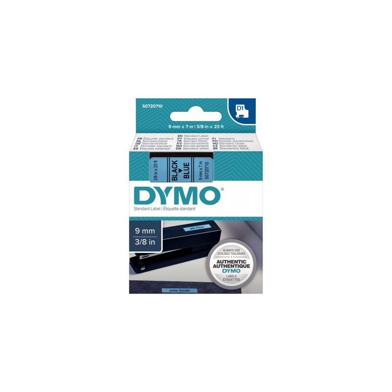 Achetez DYMO Ruban D1 Noir/Bleu 9MMX7M pour 1000/1000+/2000/3500/4500/5000/5507 pas cher sur Ma Rent..