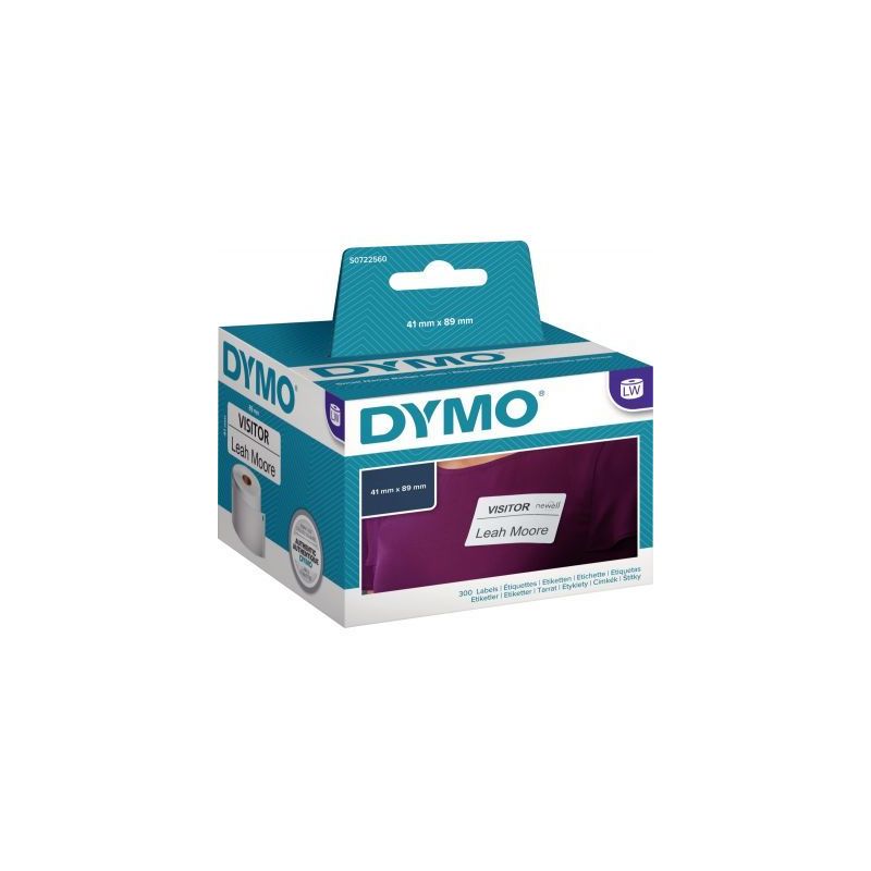 Achetez Rouleau de 300 étiquettes Dymo badge 89 x 41mm S0722560 DYMO pas cher sur Ma Rentrée Scola..