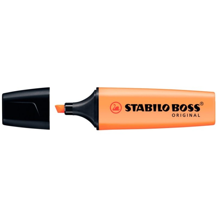 STABILO BOSS ORIGINAL surligneur pointe biseautée - Orange fluo