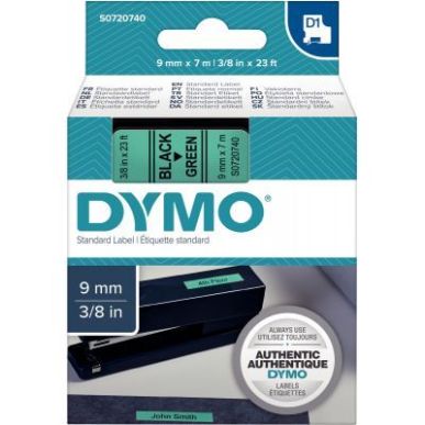 Achetez Ruban cassette Dymo 9 mm x 7 m noir et vert S0720740 DYMO pas cher sur Ma Rentrée Scolaire