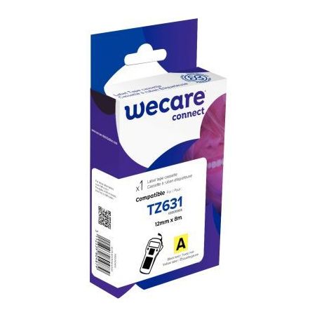 Achetez Ruban TZE 631 noir sur jaune 12 mm x 8 m compatible K80010W4 WECARE ARMOR pas cher sur Ma Re..