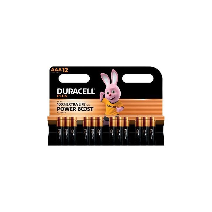 Blister 12 piles 1.5V PLUS POWERBOOST AAA / LR03 / MN2400 5000394176911 DURACELL