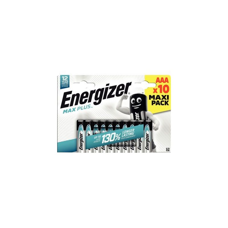 Achetez Blister 10 piles 1,5V Max Plus AAA / LR 03 7638900437539 ENERGIZER pas cher sur Ma Rentrée ..
