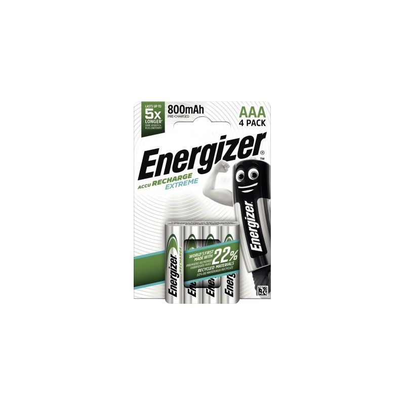 Achetez Blister 4 accu Energizer AAA / LR03 800 mAh 7638900416879 ENERGIZER pas cher sur Ma Rentrée..