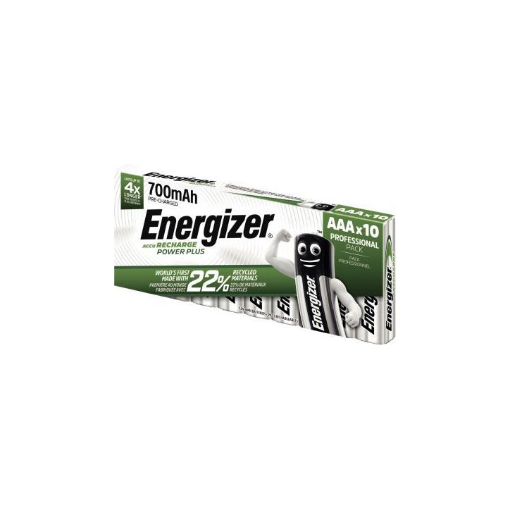 Paquet 10ACCU Energizer AAA / LR03 700 mAh 7638900416985 ENERGIZER