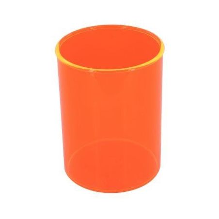 Achetez Pot à crayons FLUOR orange transparent 205-18 pas cher sur Ma Rentrée Scolaire
