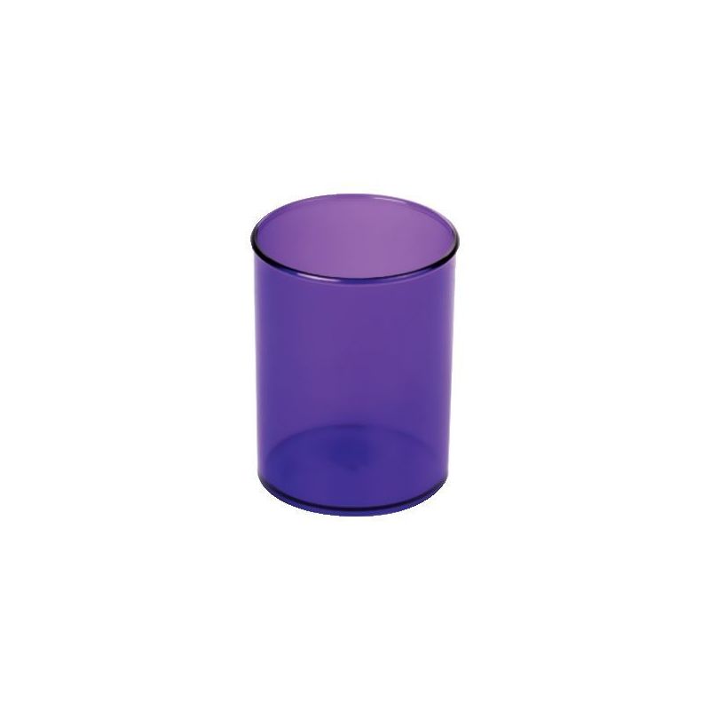 Achetez Pot à crayons rond D7cm Lilas transparent 205-58 pas cher sur Ma Rentrée Scolaire