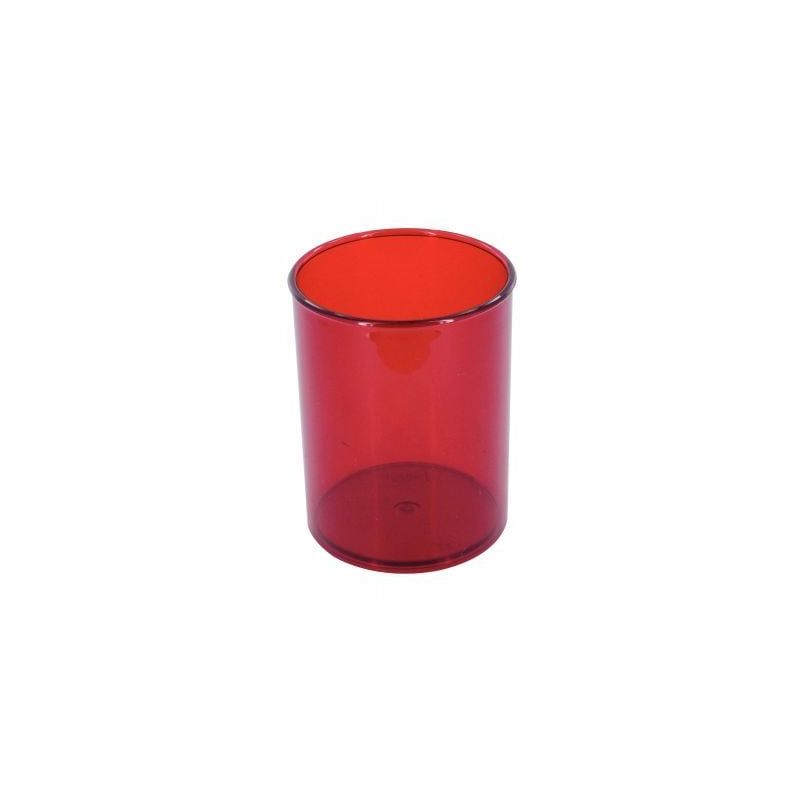 Achetez Pot à crayon transparent rouge 205-53 pas cher sur Ma Rentrée Scolaire