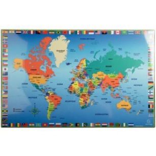 Achetez Sous-mains 57,5x37,5cm monde 29790E EXACOMPTA pas cher sur Ma Rentrée Scolaire