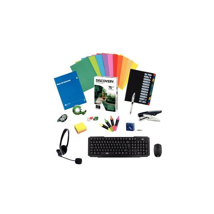 Kit papeterie et communication télétravail KIT PAP+COM T