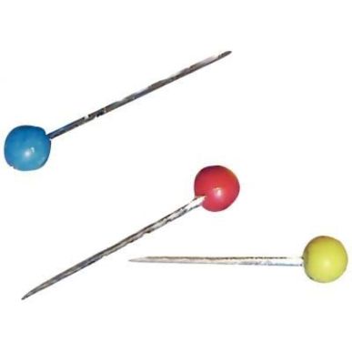 Achetez Boite de 100 épingles de signalisation tête ronde D 6mm  assortis 05866 pas cher sur Ma Re..