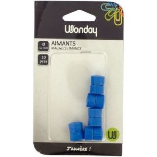 Achetez Blister de 10 punaises magnétiques, diamètre 12 mm bleu FAI120102 SAFETOOL pas cher sur Ma..