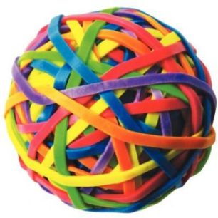 Achetez WONDAY Balle de bracelets en caoutchouc. 70 grammes. Coloris assortis pas cher sur Ma Rentr ..