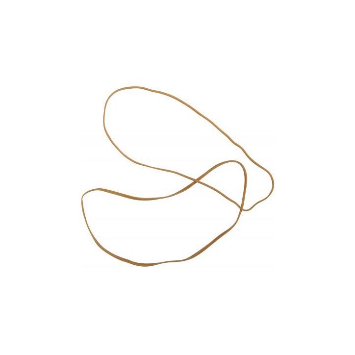 WONDAY Sac de 1kg d'élastique en caoutchouc blond étroit 200x1,8mm