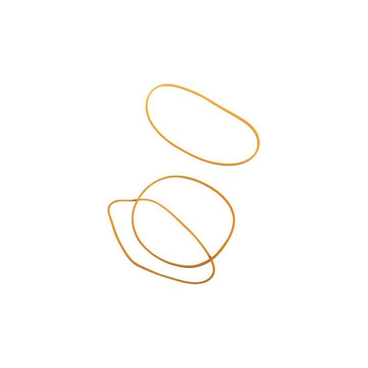 WONDAY Boîte distributrice de 100g d'élastique en caoutchouc blond étroit 40x1,8mm